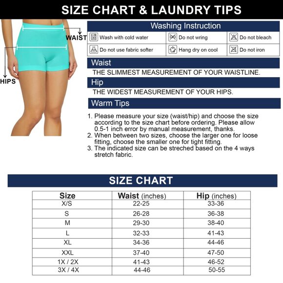 Women's Soft High Waisted Biker Bottom Shorts - Yoga Gym Running Ladies Pants - Picture 3 of 16